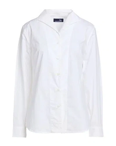 Harmont & Blaine Woman Shirt White Size 12 Cotton