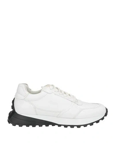 Harmont & Blaine Woman Sneakers White Size 6 Leather, Textile Fibers