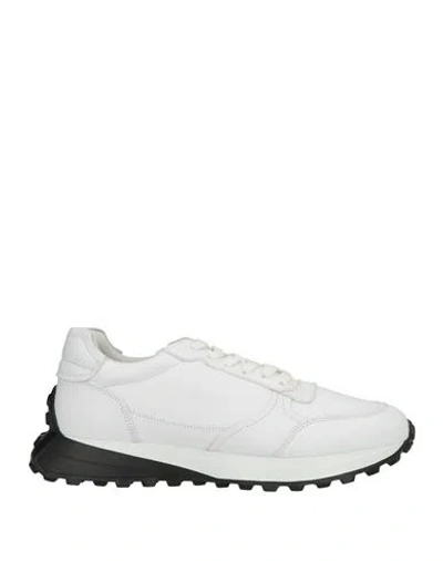 Harmont & Blaine Woman Sneakers White Size 9 Leather, Textile Fibers