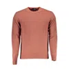 Harmont & Blaine Red Wool Men Sweater In Brown
