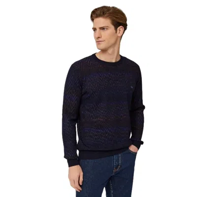Harmont & Blaine Zig-zag Design Pullover For Men