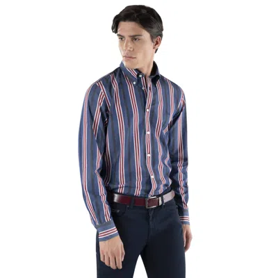 Harmont-blaine Harmont & Blaine Shirts Blue In Blu Blu E Verdi