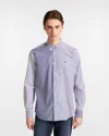 Harmontblaine Blue Man Shirt In Blue