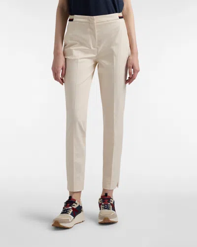 Harmontblaine Chino Trousers With Elastic Beige Woman In Other
