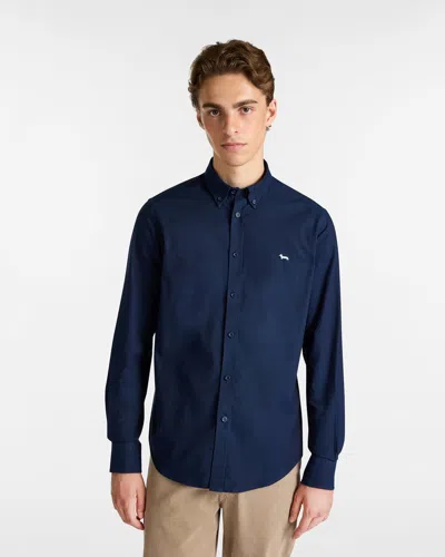 Harmontblaine Dark Blue Man Shirt