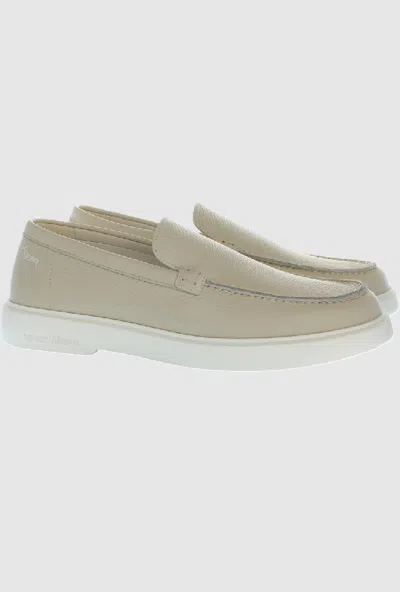 Harmontblaine Moccasins In Leather Man Beige In Other