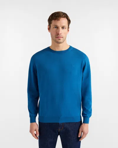 Harmontblaine Pullover Crewneck Cotton Man Blue In Other
