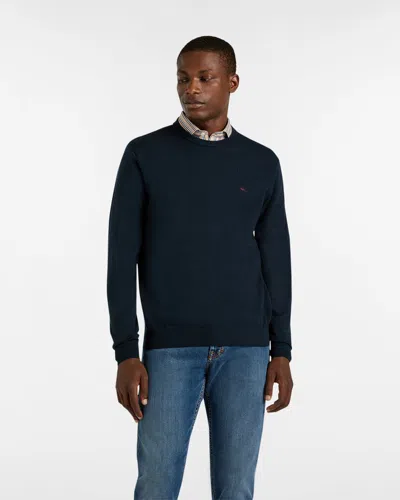 Harmontblaine Pullover Man Blue Navy