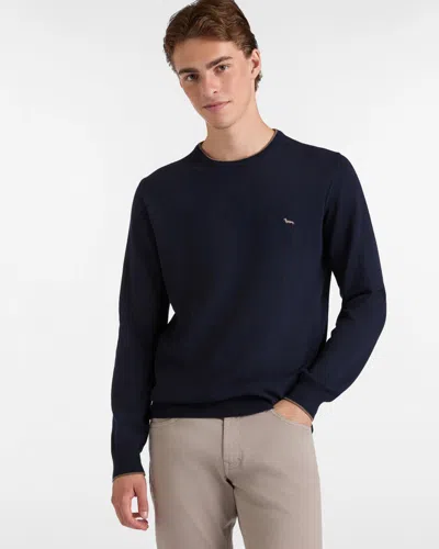 Harmontblaine Pullover Man Blue Navy