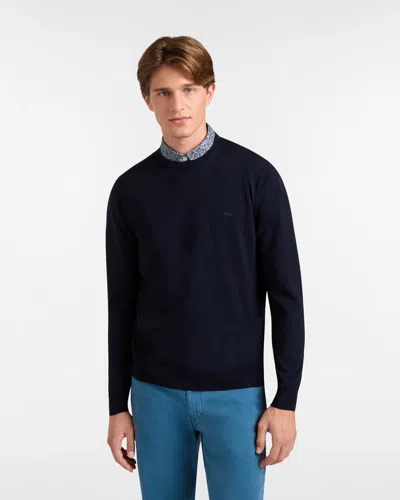 Harmontblaine Pullover Man Blue Navy