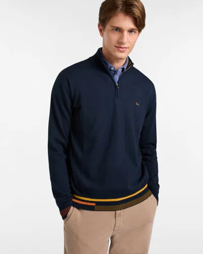 Harmontblaine Pullover Man Blue Navy