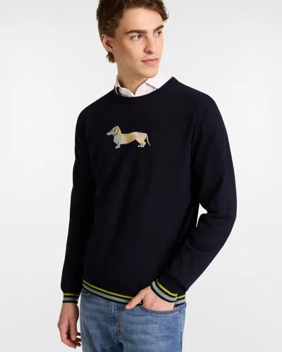 Harmontblaine Pullover Man Blue Navy