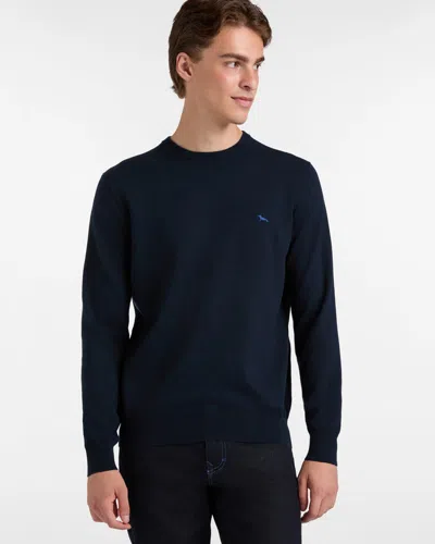 Harmontblaine Pullover Man Blue Navy