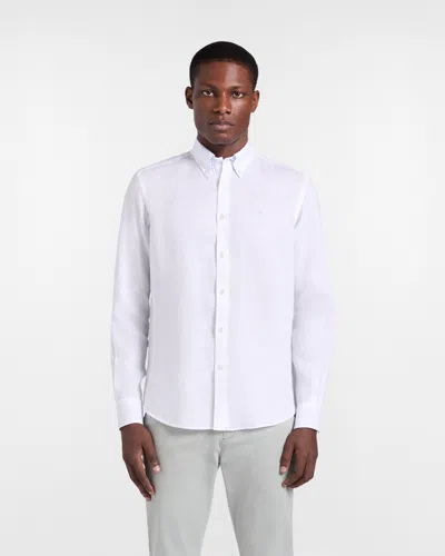 Harmontblaine Pure Linen Regular Fit Man White Shirt In Other