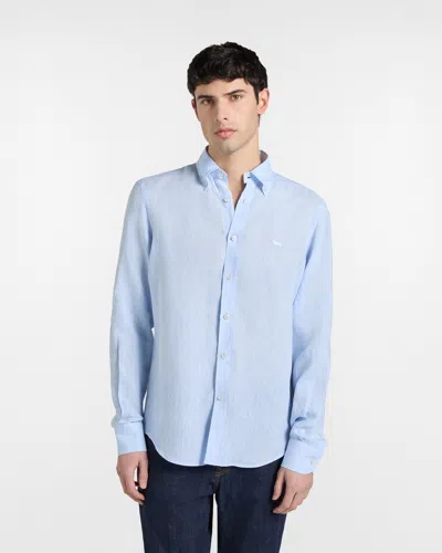 Harmontblaine Pure Linen Regular Fit Men's Shirt In Other
