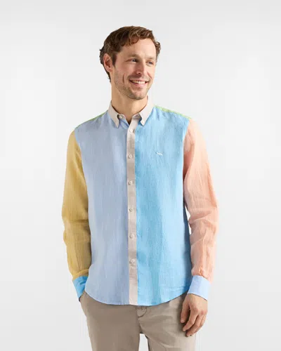 Harmontblaine Shirt Eight Fabrics Square Man Celestial In Other