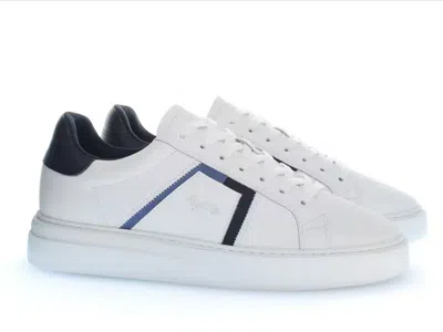 Harmontblaine Shoes Man White-blue In Other