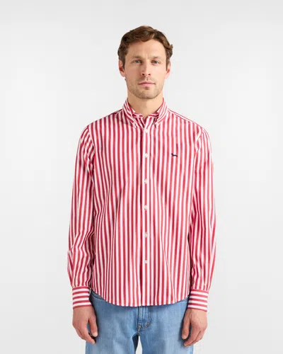 Harmontblaine Striped Shirt Man Fuego In Other