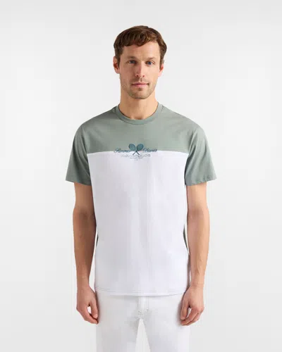 Harmontblaine T-shirt Bicolor Cotton Man Green In Other