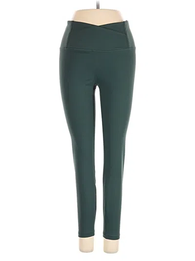 Pre-owned Harmony And Balance Active Pants In Green