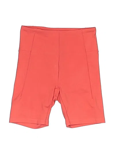 Pre-owned Harmony And Balance Athletic Shorts In Orange