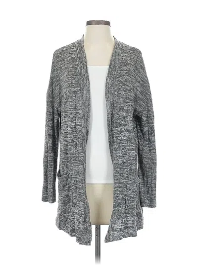 Pre-owned Harmony And Balance Cardigan Sweater In Gray