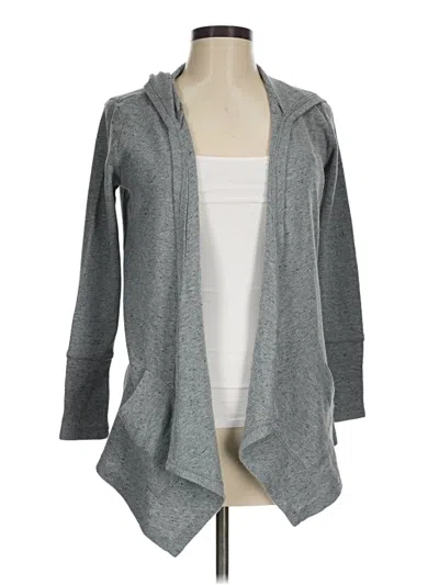 Pre-owned Harmony And Balance Cardigan Sweater In Gray