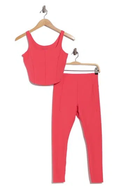 Harmony And Balance Corset Seam Sports Bra & Leggings Set