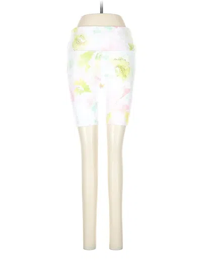 Pre-owned Harmony And Balance Leggings In White