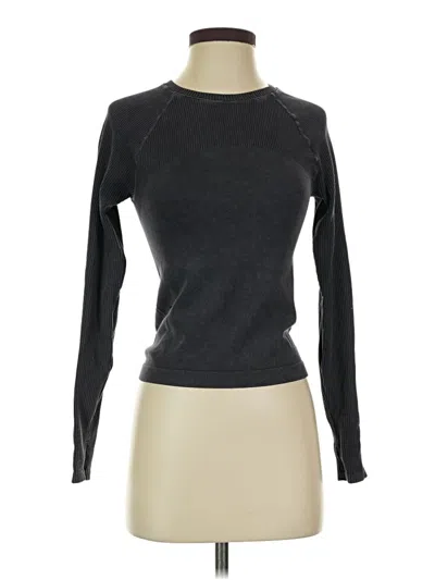 Pre-owned Harmony And Balance Long Sleeve T-shirt In Gray