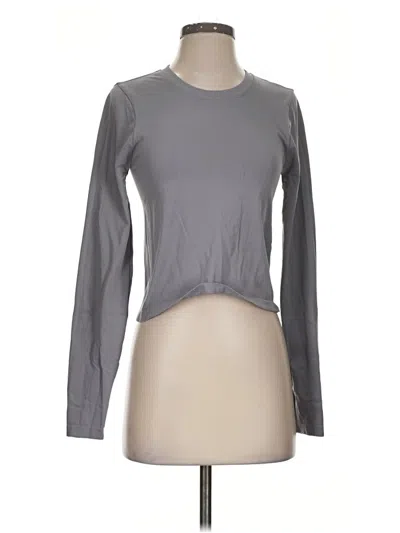 Pre-owned Harmony And Balance Long Sleeve T-shirt In Gray