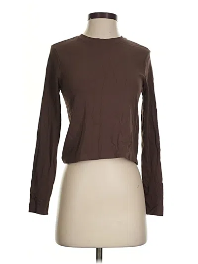 Pre-owned Harmony And Balance Long Sleeve Turtleneck In Brown