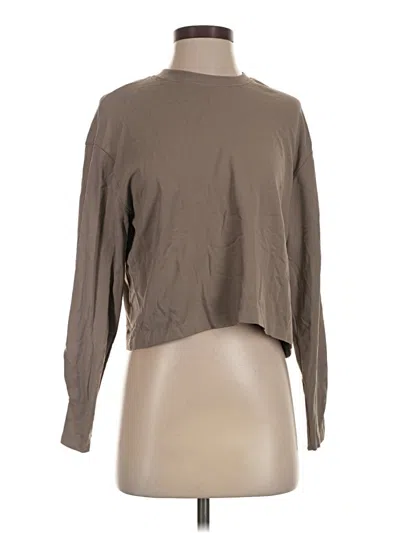 Pre-owned Harmony And Balance Long Sleeve Turtleneck In Brown