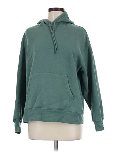 Pre-owned Harmony And Balance Pullover Hoodie In Green