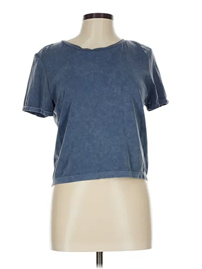 Pre-owned Harmony And Balance Short Sleeve T-shirt In Blue