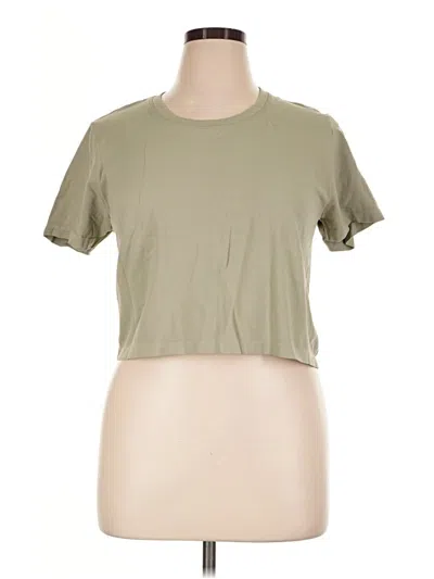Pre-owned Harmony And Balance Short Sleeve T-shirt In Tan