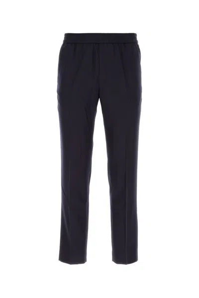 Harmony Midnight Blue Wool Paolo Pant In Black