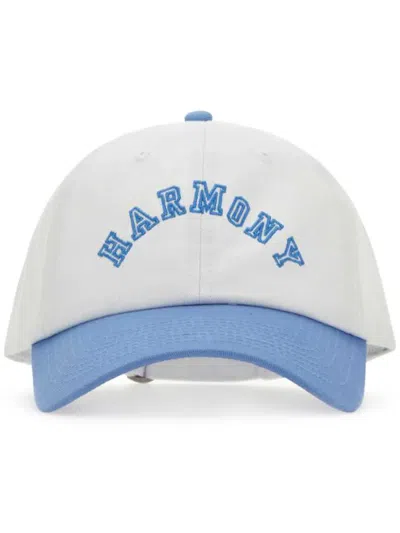 Harmony Paris Logo-embroidered Cap In Blue