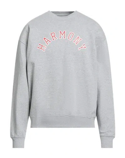 Harmony Paris Man Sweatshirt Light Grey Size Xl Cotton In Gray