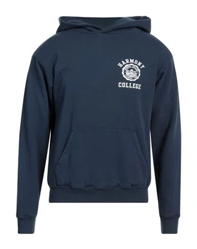 Harmony Paris Man Sweatshirt Navy Blue Size M Cotton