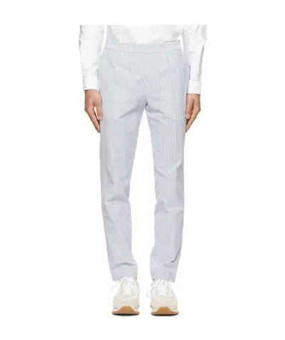 Harmony Paris Striped Casual Pants In Gray