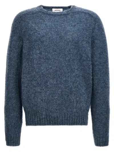 Harmony Men Light Blue Shaggy Sweater