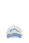 Harmony White Cotton Baseball Cap In Neutral