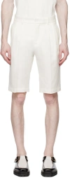 Harmony White Pio Shorts In 045 Ecru