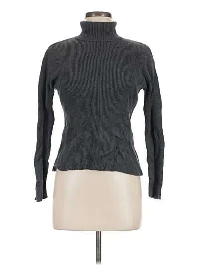 Pre-owned Harold's 3/4 Sleeve Turtleneck In Gray
