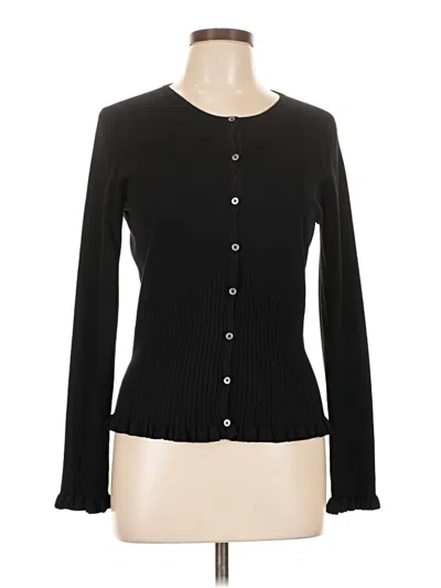 Pre-owned Harold's Cardigan Sweater In Black
