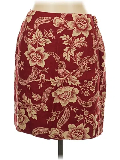 Pre-owned Harold's Casual Skirt In Burgundy