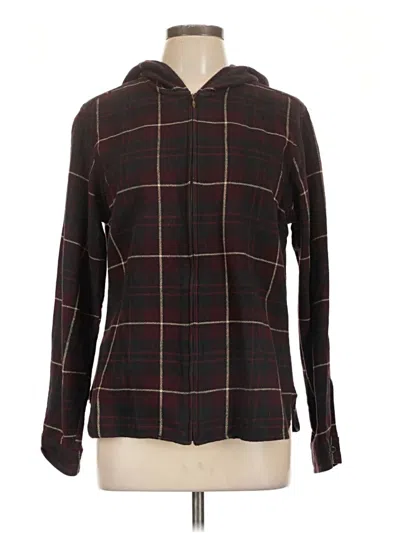 Pre-owned Harold's Fleece Jacket In Burgundy