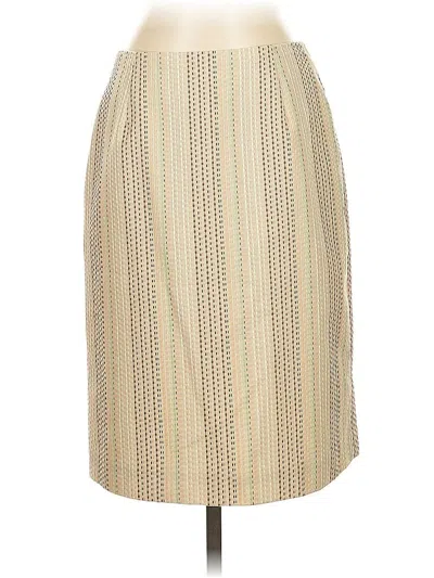 Pre-owned Harold's Formal Skirt In Brown