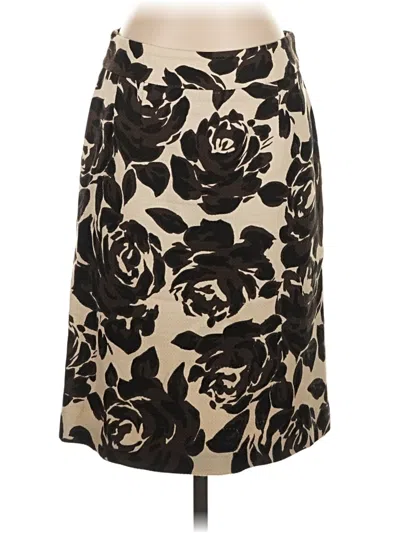 Pre-owned Harold's Formal Skirt In Brown